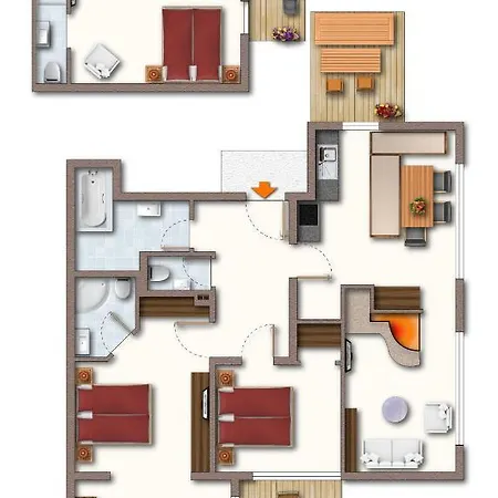 Dorfbaeck Tatil Evi Stumm